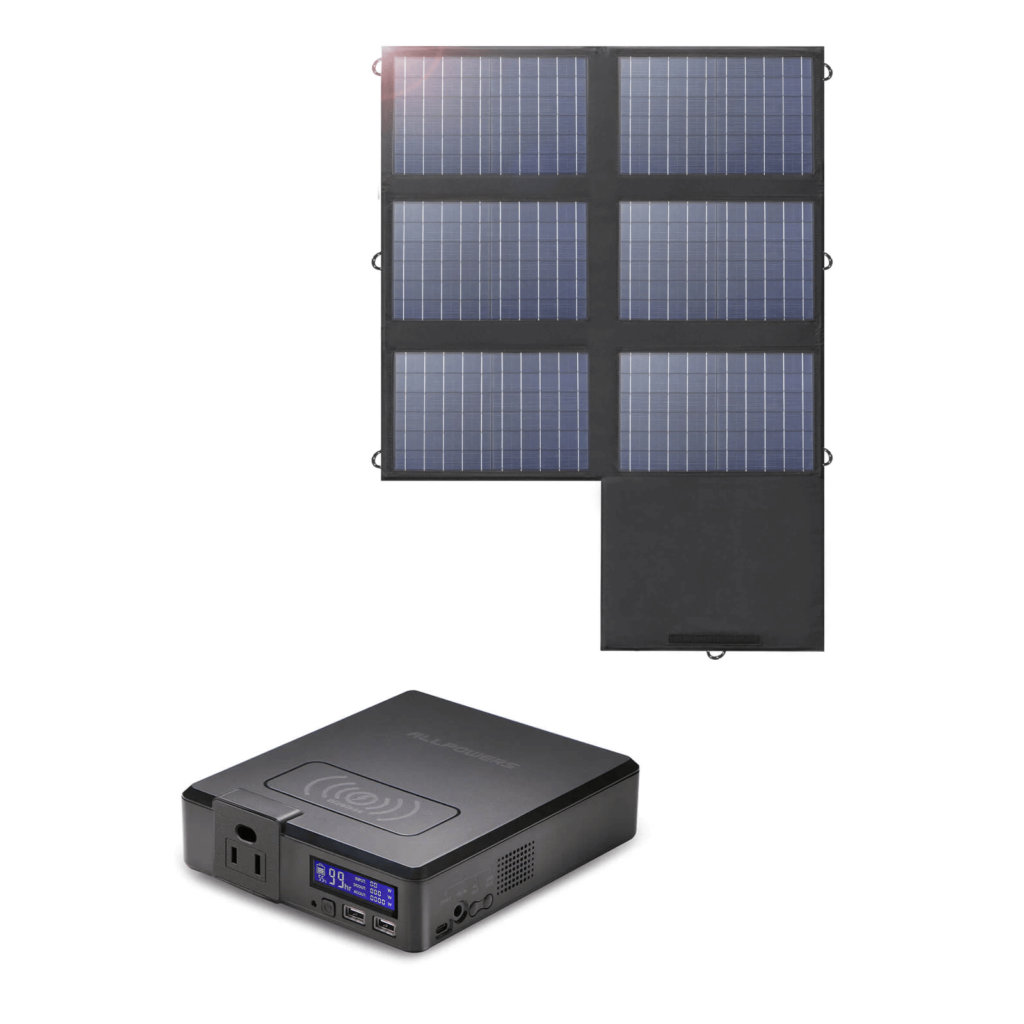 ALLPOWERS 200W Powerstation 41600mAh Solar Power Bank 220V Tragbarer Generatoren 205008861140