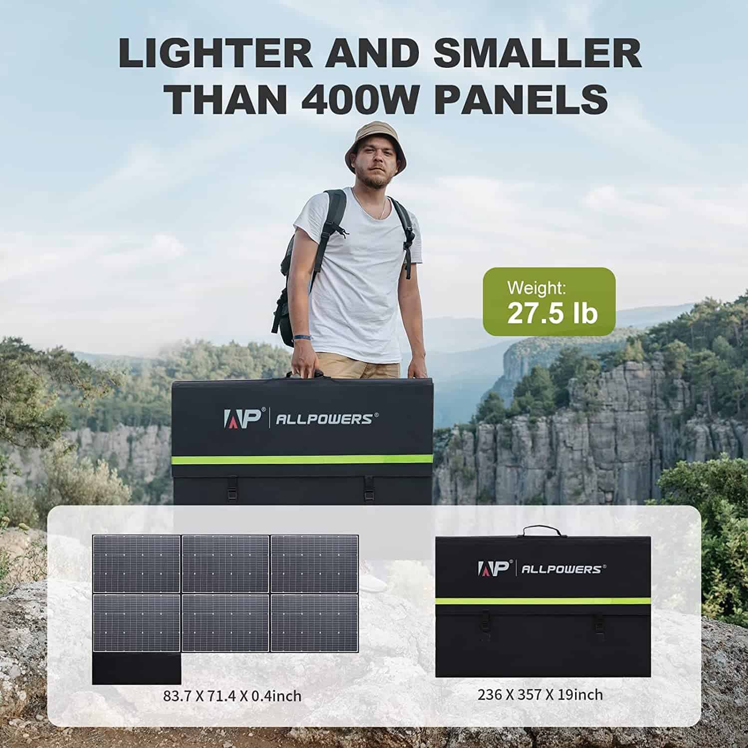ALLPOWERS SP039 600W Monocrystalline Portable Solar Panel Review